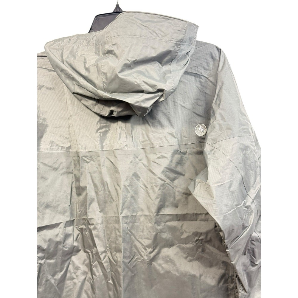 Men's Marmot Precip 50200 Hooded Rain Jacket Large (gargoyle) New With Tags - Picture 10 of 15
